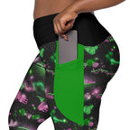 RECYCLED High Waist Pocket Leggings - 'Defy Gravity'