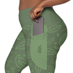 RECYCLED High Waist Pocket Leggings - 'Bug's Life'