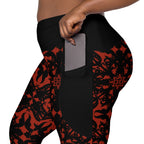 RECYCLED High Waist Pocket Leggings - 'For I Have Sinned'