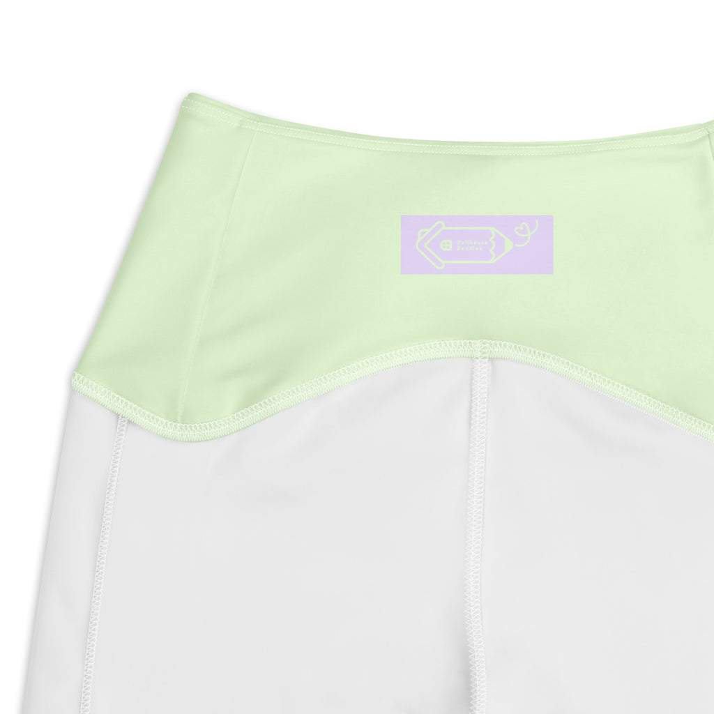 RECYCLED High Waist Pocket Leggings - 'Lilac Mint'