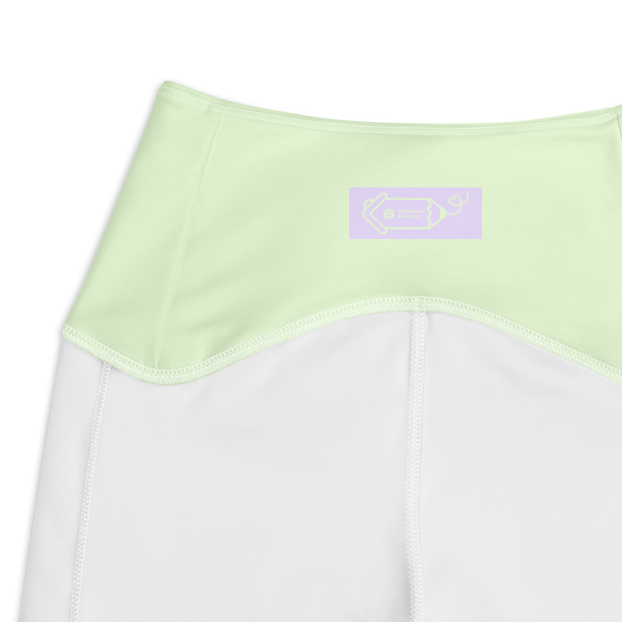 RECYCLED High Waist Pocket Leggings - 'Lilac Mint'