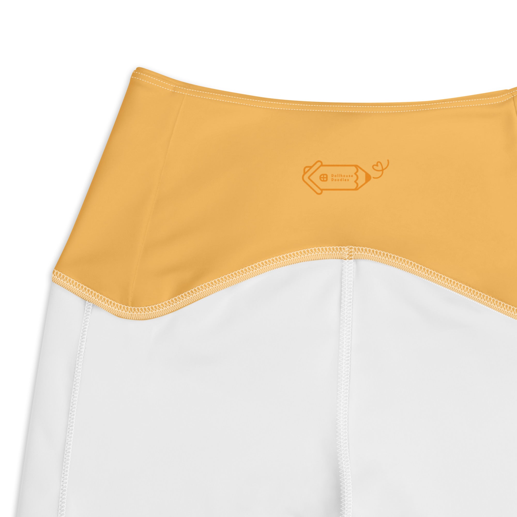 RECYCLED High Waist Pocket Leggings - 'Summertime Vintage'
