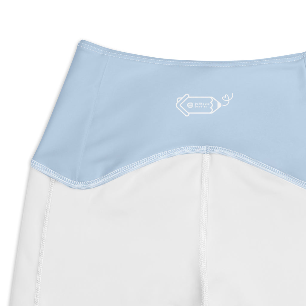 RECYCLED High Waist Pocket Leggings - 'Gingham Getaway'