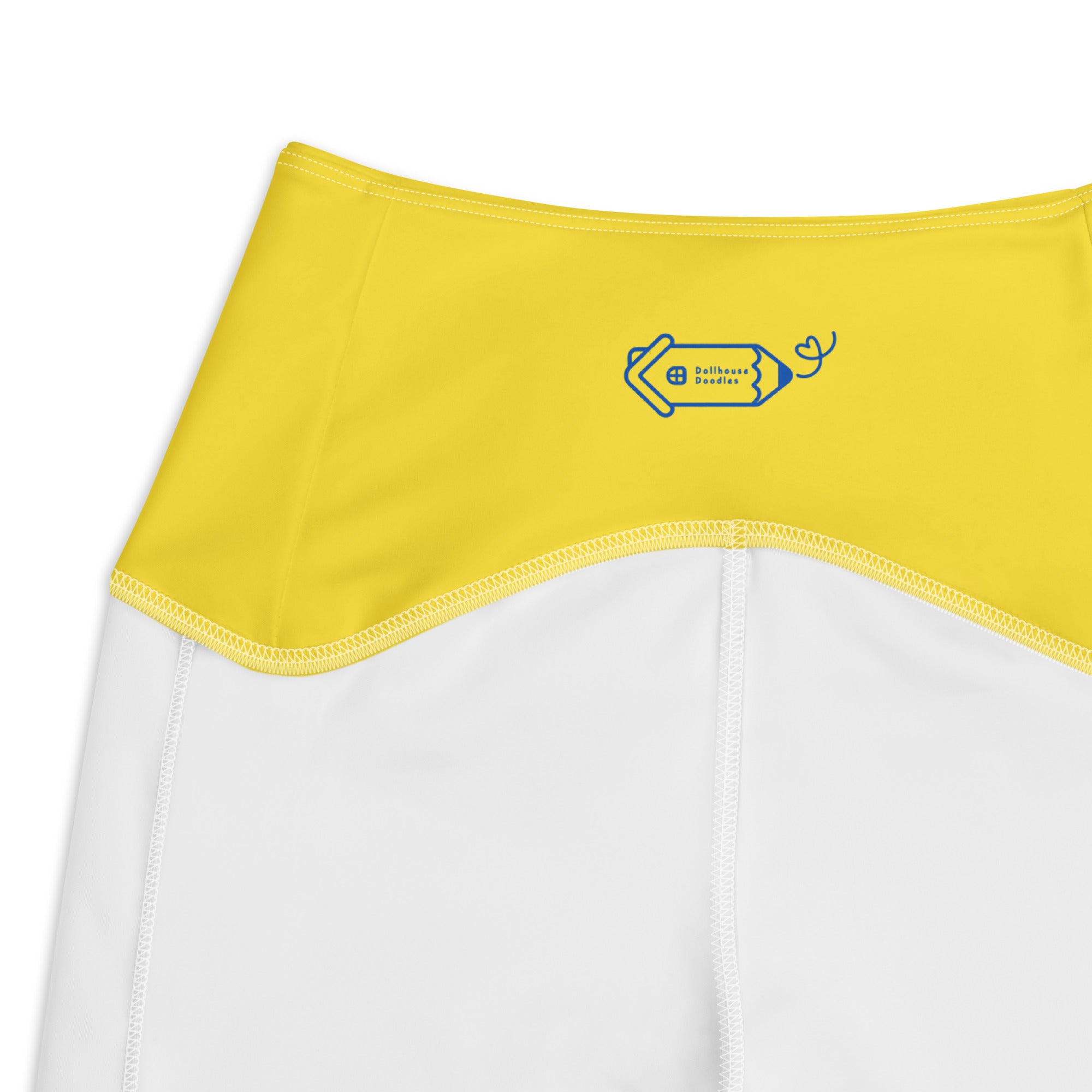 RECYCLED High Waist Pocket Leggings - 'Silly Cow'
