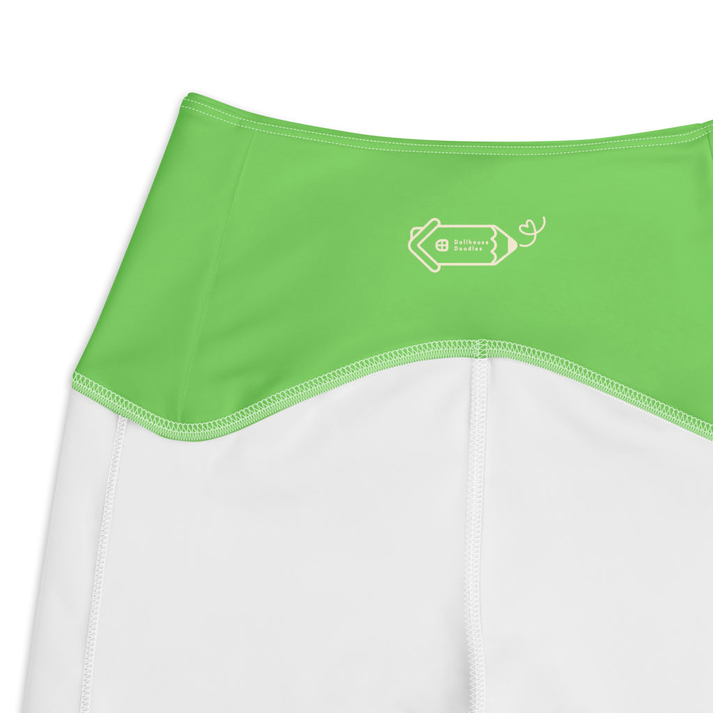 RECYCLED High Waist Pocket Leggings - 'Daisychain'