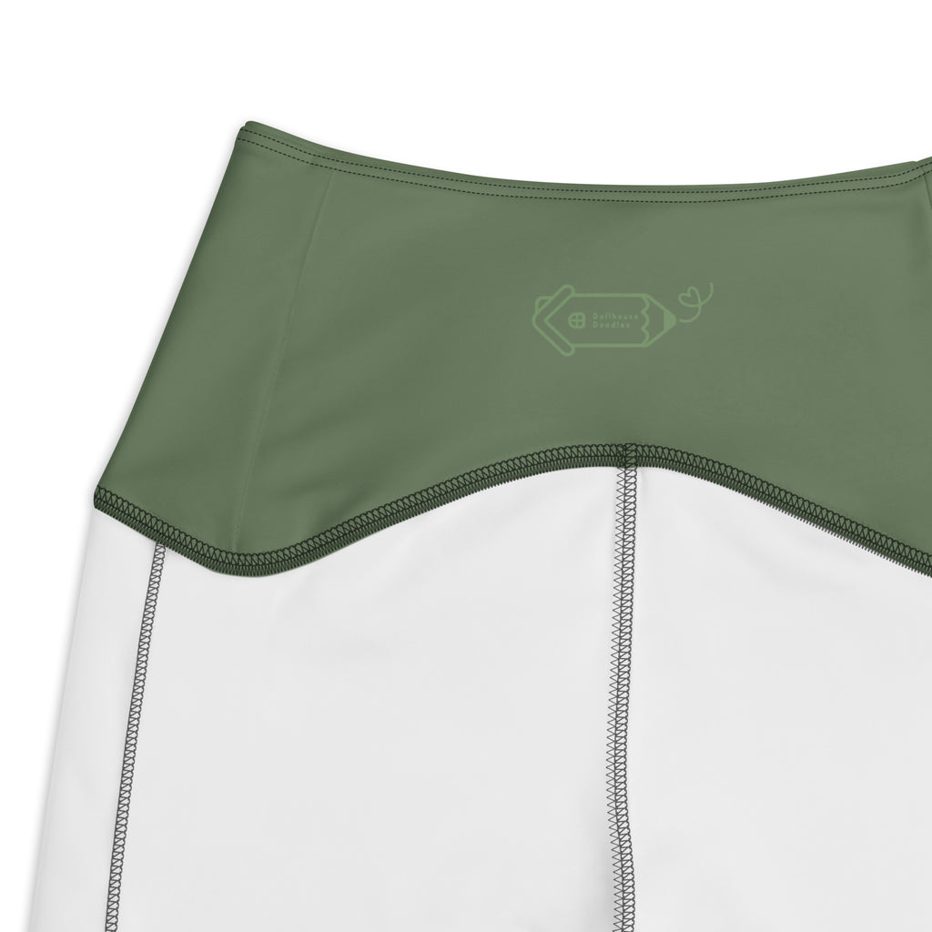 RECYCLED High Waist Pocket Leggings - 'Bug's Life'