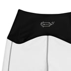 RECYCLED High Waist Pocket Leggings - 'Diamond Skulls'
