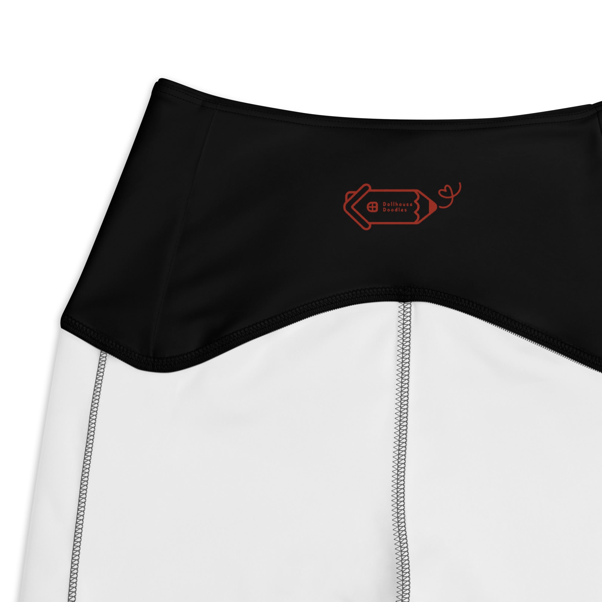 RECYCLED High Waist Pocket Leggings - 'For I Have Sinned'