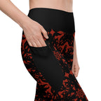 RECYCLED High Waist Pocket Leggings - 'For I Have Sinned'