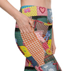 RECYCLED High Waist Pocket Leggings - 'Perfect Patchwork'