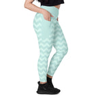 RECYCLED High Waist Pocket Leggings - 'Zig-A-Zig-Ah!'