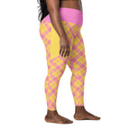 RECYCLED High Waist Pocket Leggings - 'Raspberry Ripple'
