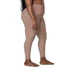 RECYCLED High Waist Pocket Leggings - 'Mint Choc Chip' 6XL