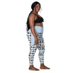 RECYCLED High Waist Pocket Leggings - 'Gingham Getaway'