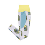 RECYCLED High Waist Pocket Leggings - 'Got Milk?'