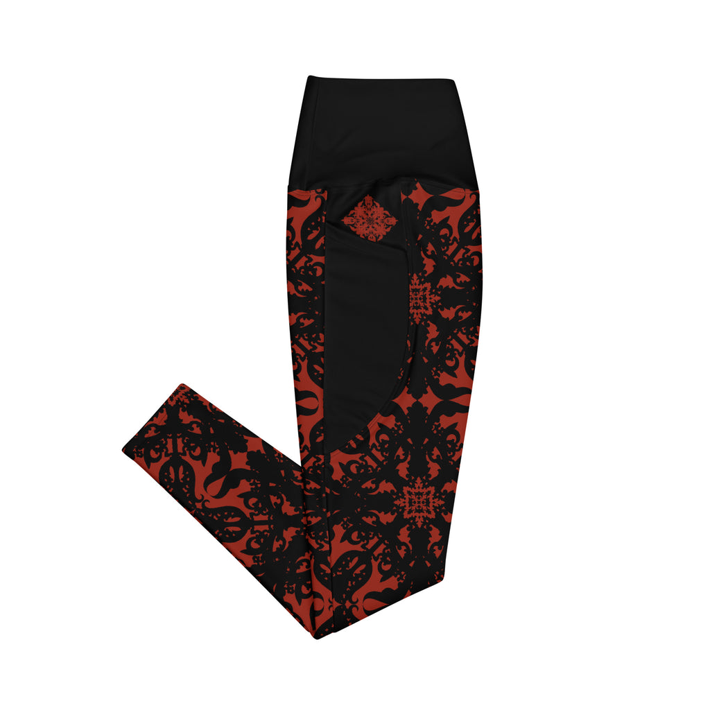 RECYCLED High Waist Pocket Leggings - 'For I Have Sinned'