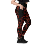 RECYCLED High Waist Pocket Leggings - 'For I Have Sinned'