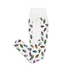RECYCLED High Waist Pocket Leggings - 'Ice Cream' Leggings