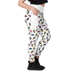 RECYCLED High Waist Pocket Leggings - 'Ice Cream' Leggings