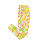 RECYCLED High Waist Pocket Leggings - 'Citrus Squares'