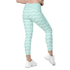 RECYCLED High Waist Pocket Leggings - 'Zig-A-Zig-Ah!'