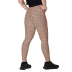 RECYCLED High Waist Pocket Leggings - 'Mint Choc Chip'