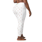 RECYCLED High Waist Pocket Leggings - 'Strawberry Picking'