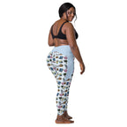 RECYCLED High Waist Pocket Leggings - 'Gingham Getaway'
