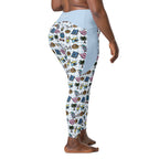 RECYCLED High Waist Pocket Leggings - 'Gingham Getaway'
