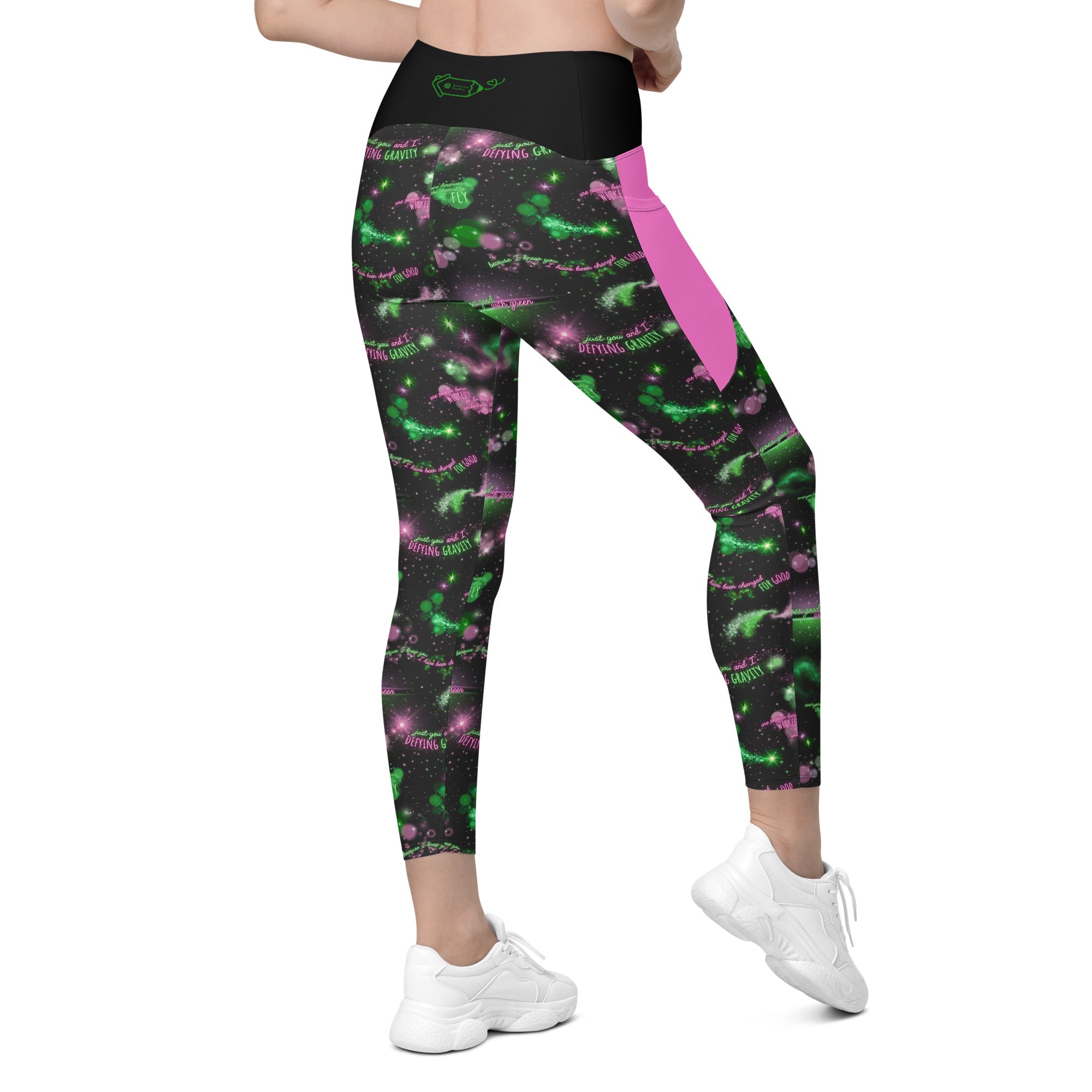 RECYCLED High Waist Pocket Leggings - 'Defy Gravity'