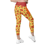 RECYCLED High Waist Pocket Leggings - 'Petal Pop'
