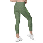 RECYCLED High Waist Pocket Leggings - 'Bug's Life'
