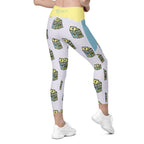 RECYCLED High Waist Pocket Leggings - 'Got Milk?'