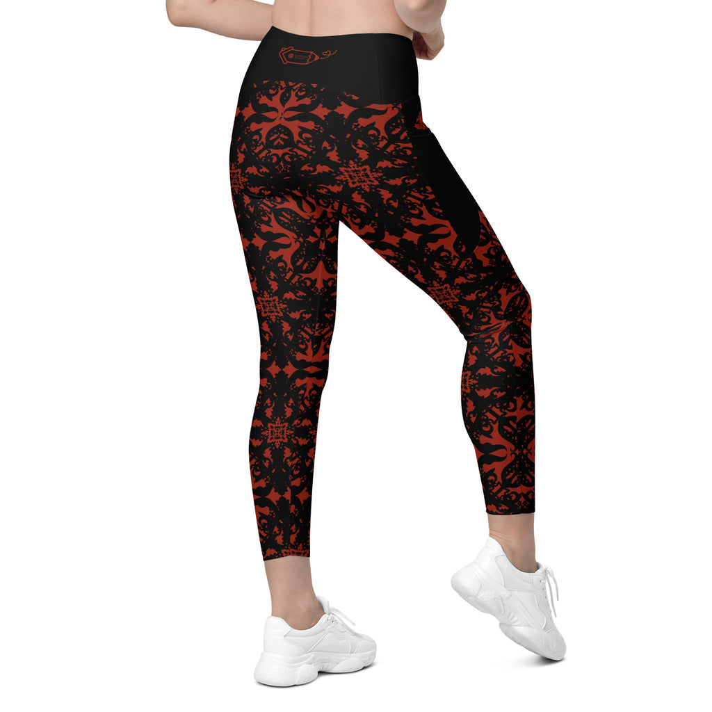 RECYCLED High Waist Pocket Leggings - 'For I Have Sinned'
