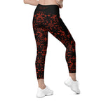 RECYCLED High Waist Pocket Leggings - 'For I Have Sinned'