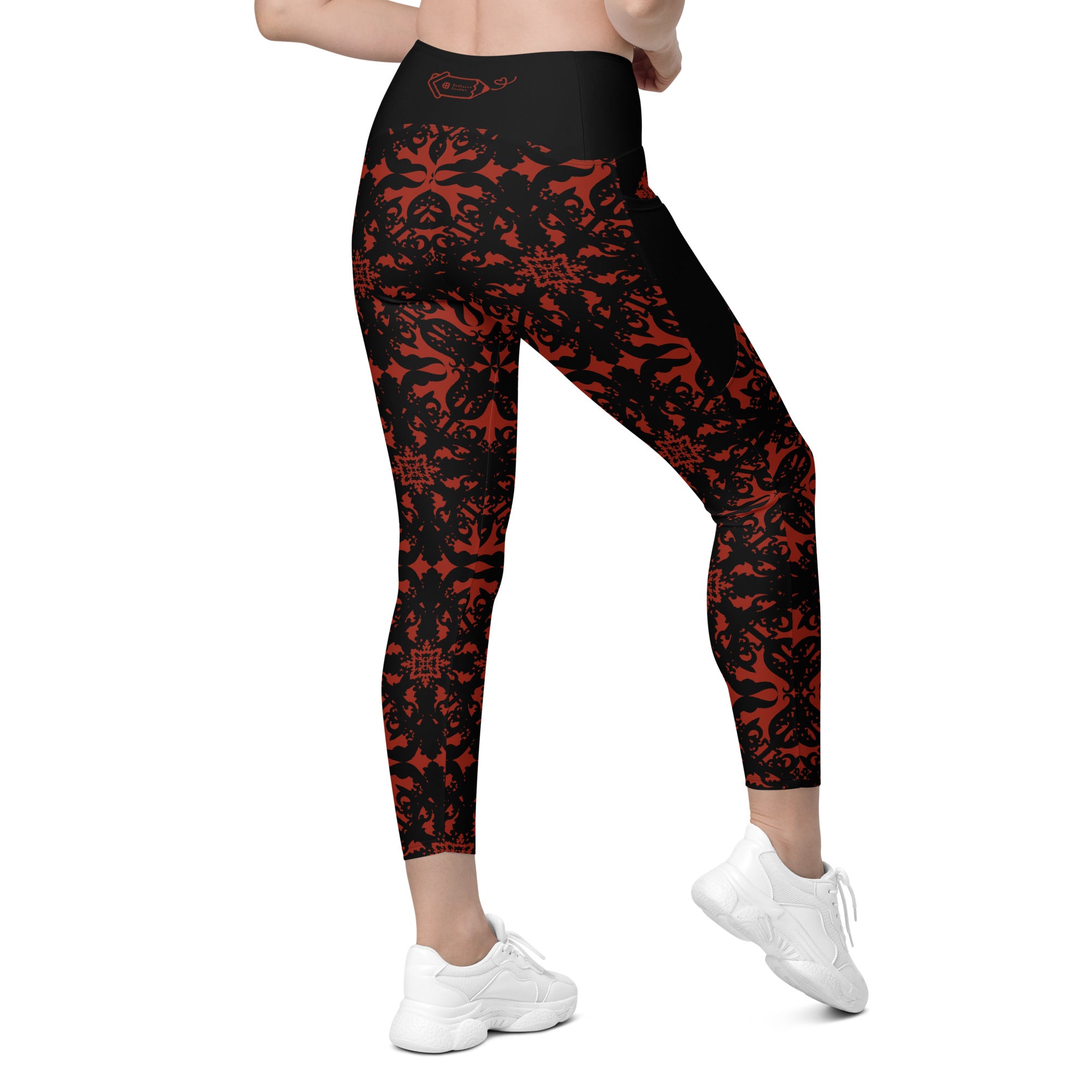 RECYCLED High Waist Pocket Leggings - 'For I Have Sinned'