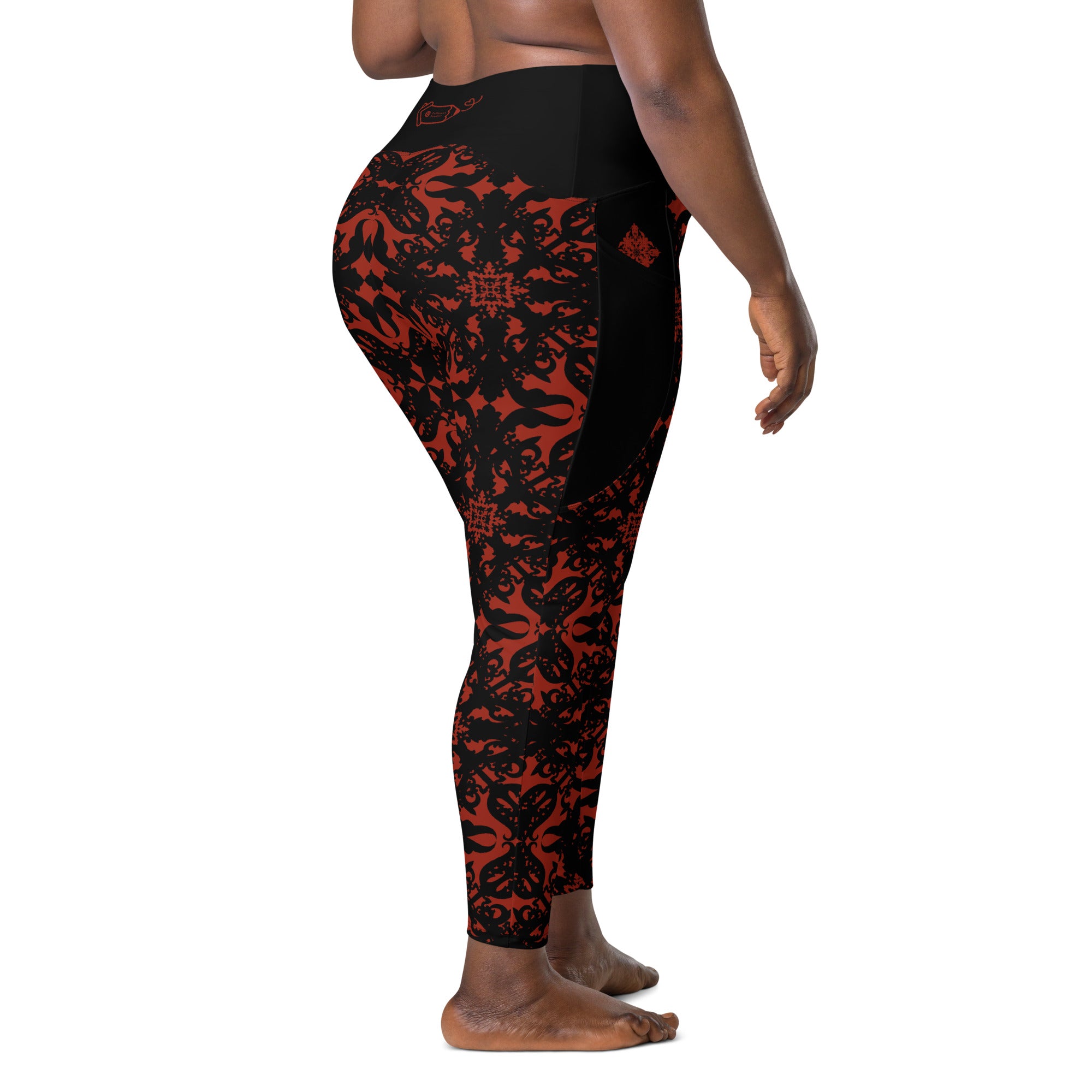 RECYCLED High Waist Pocket Leggings - 'For I Have Sinned'