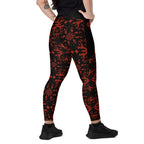 RECYCLED High Waist Pocket Leggings - 'For I Have Sinned'
