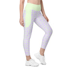 RECYCLED High Waist Pocket Leggings - 'Lilac Mint'