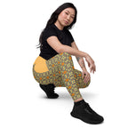 RECYCLED High Waist Pocket Leggings - 'Summertime Vintage'