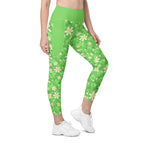 RECYCLED High Waist Pocket Leggings - 'Daisychain'