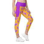 RECYCLED High Waist Pocket Leggings - 'Cool Cat'
