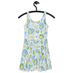 Sleeveless Stretch Skater Dress - 'Limonata'