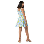 Sleeveless Stretch Skater Dress - 'Limonata'
