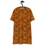 Unisex Multi-wear Tee Dress - 'Sunflower Sparkle'