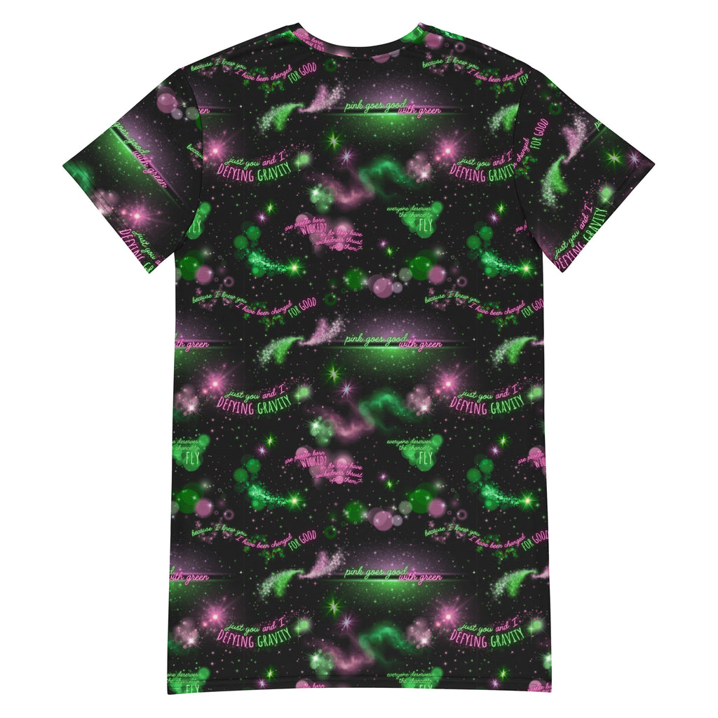 Unisex Multi-wear Tee Dress - 'Defy Gravity'