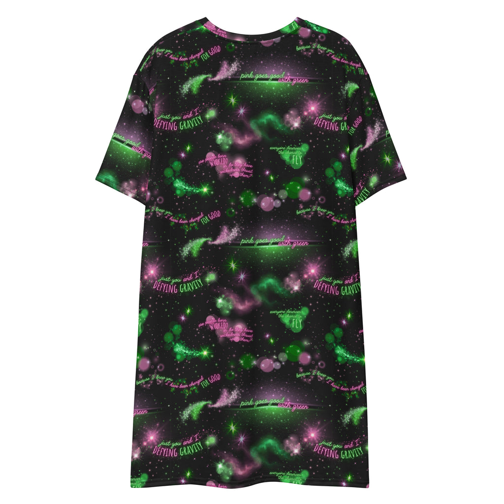 Unisex Multi-wear Tee Dress - 'Defy Gravity'