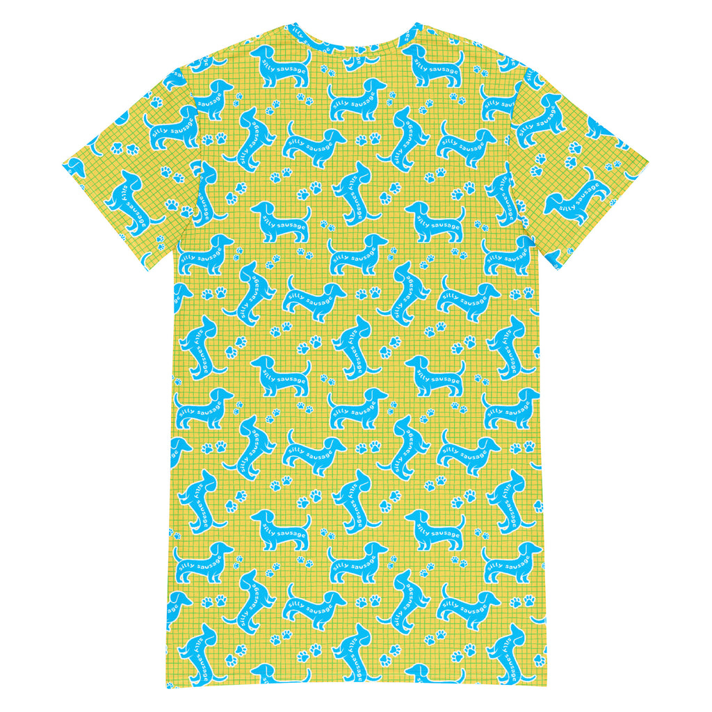 Unisex Multi-wear Tee Dress - 'Silly Sausage'