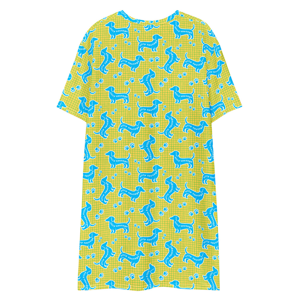 Unisex Multi-wear Tee Dress - 'Silly Sausage'