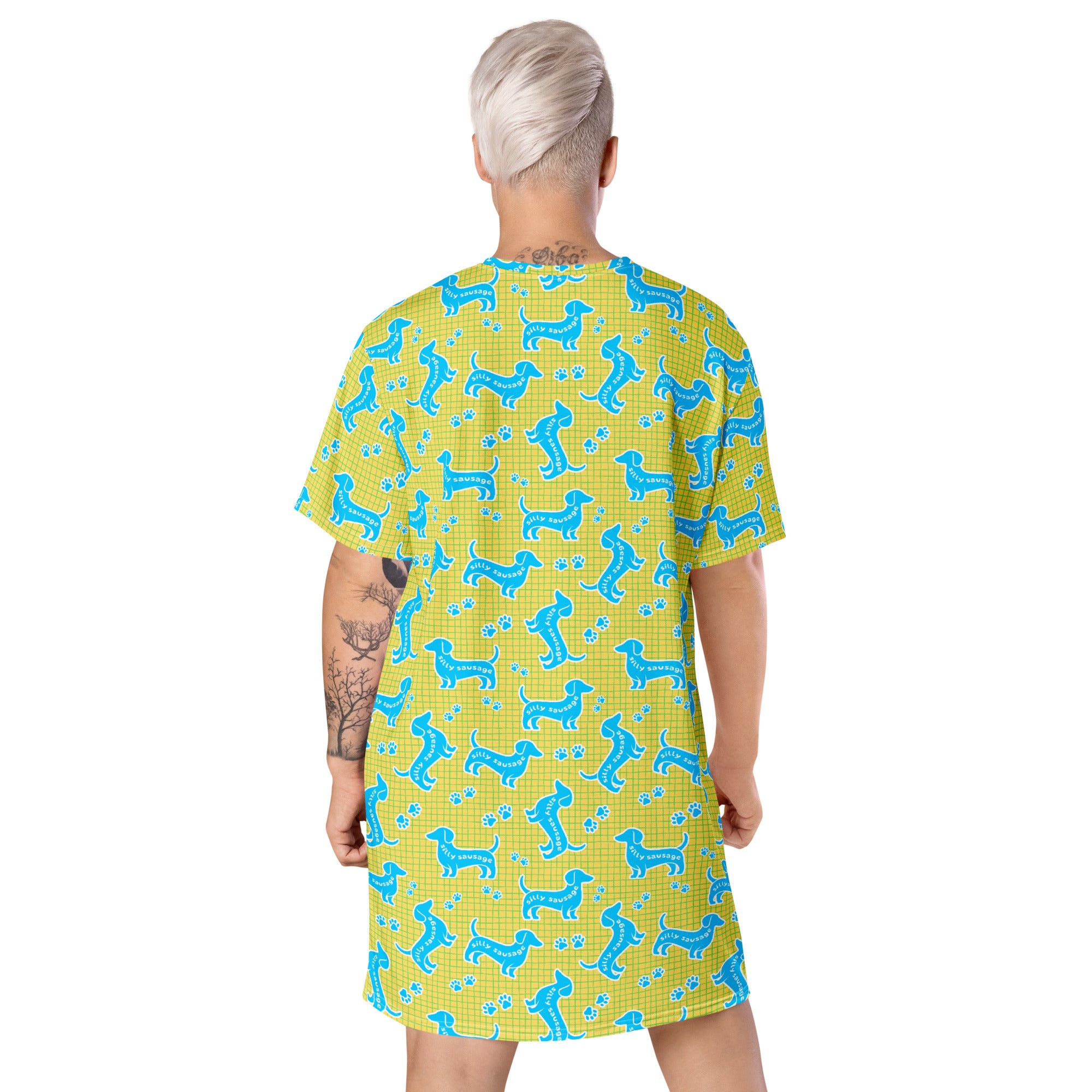 Unisex Multi-wear Tee Dress - 'Silly Sausage'